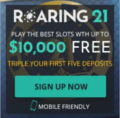 Roaring21 Casino Banner - 250x250