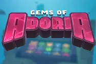 Gems of Adoria Video Slot Banner - freespinscasino.org