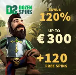 Dozen Spins Casino Banner - 250x250