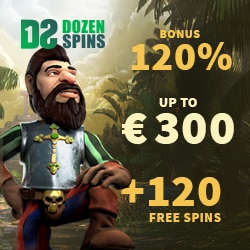 Dozen Spins Casino Banner - 250x250