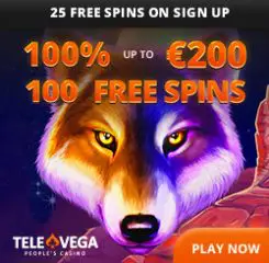 TeleVega Casino Banner - 250x250