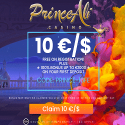 Princeali Casino Banner - 250x250