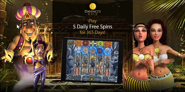 DaVinci's Gold Casino Promotion
