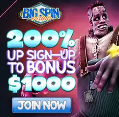 BigSpin Casino Banner - 250x250