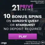 21Prive Casino Banner - 250x250