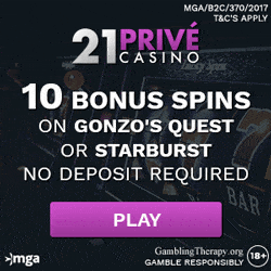 21Prive Casino Banner - 250x250
