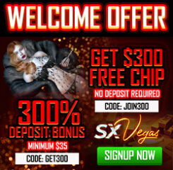 SXVegas Casino Banner - 250x250