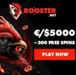 Rooster Casino Banner - 250x250