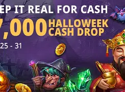VipSlots Casino Creep It Real For Cash Halloween Drop