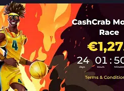 PowBet Casino CashCrab Monthly Race Tournament