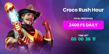 Crocoslots - Croco Rush Hour: 2400 Free Spins