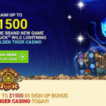 Golden Tiger Casino: $1500 Thunderstruck Bonus